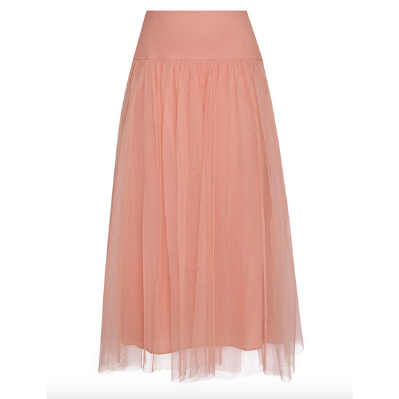 ZIMMERMANN Tulle Midi Layer Skirt Dusty Pink 4 12 XL Net-A-Porter NWT $710 - Picture 3 of 16